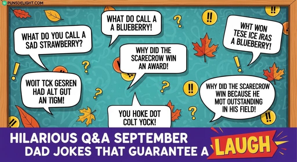 180+ Epic September Dad Jokes That Will Make You Groan 4 Hilarious Q&A September Dad Jokes That Guarantee a Laugh