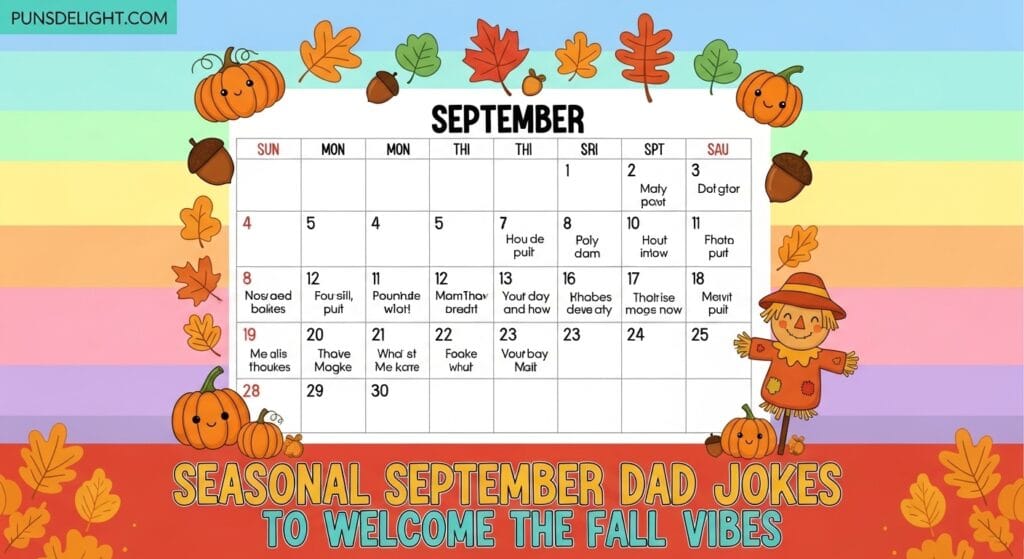 180+ Epic September Dad Jokes That Will Make You Groan 6 Seasonal September Dad Jokes to Welcome the Fall Vibes