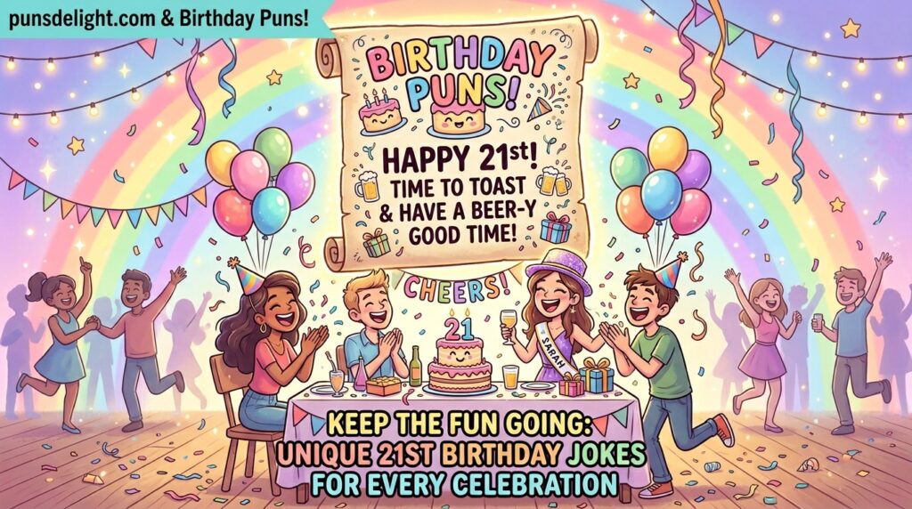 Keep the Fun Going: Unique 21st Birthday Jokes for Every Celebration