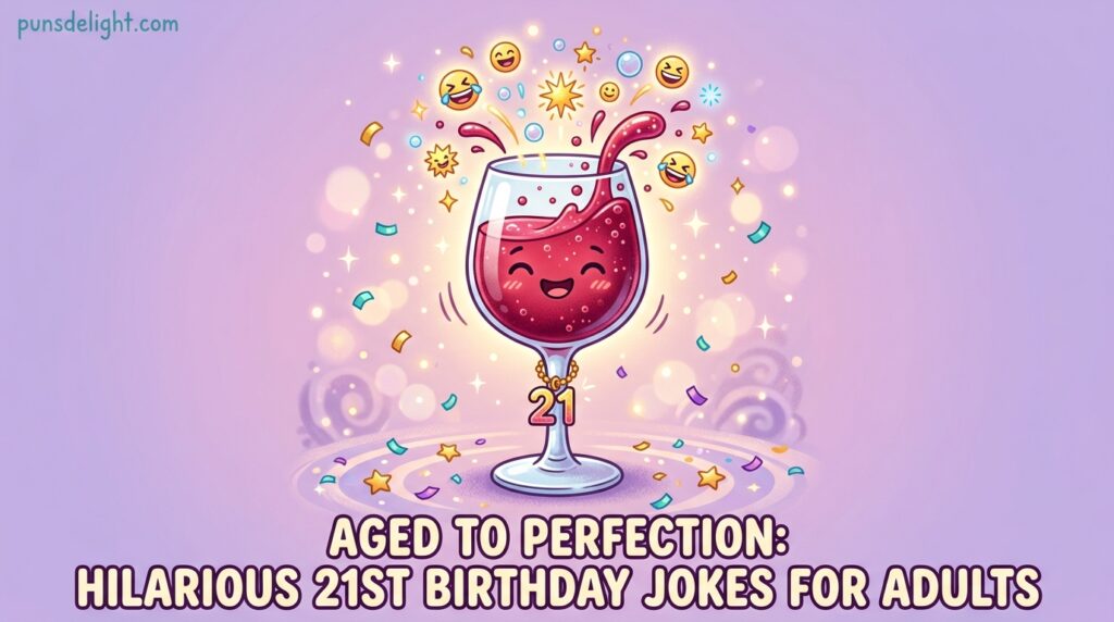 Aged to Perfection: Hilarious 21st Birthday Jokes for Adults