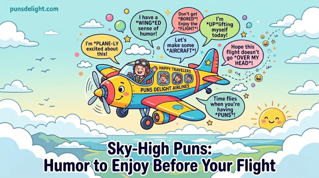 Sky-High Puns: Humor to Enjoy Before Your Flight