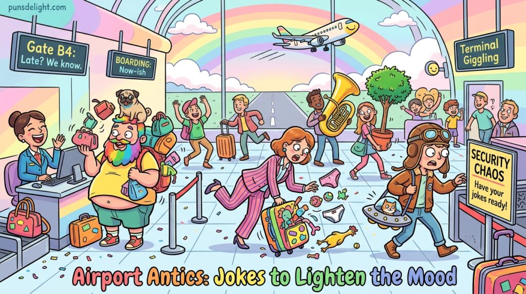 Airport Antics: Jokes to Lighten the Mood