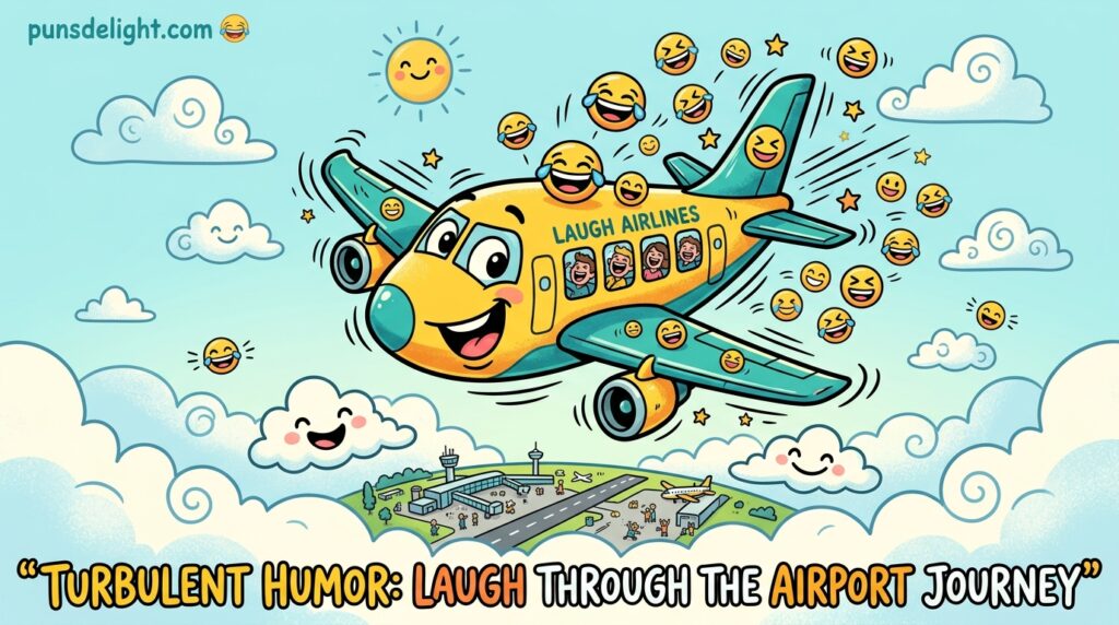 Turbulent Humor: Laugh Through the Airport Journey