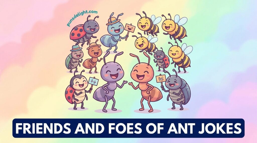 Friends and Foes of Ant Jokes