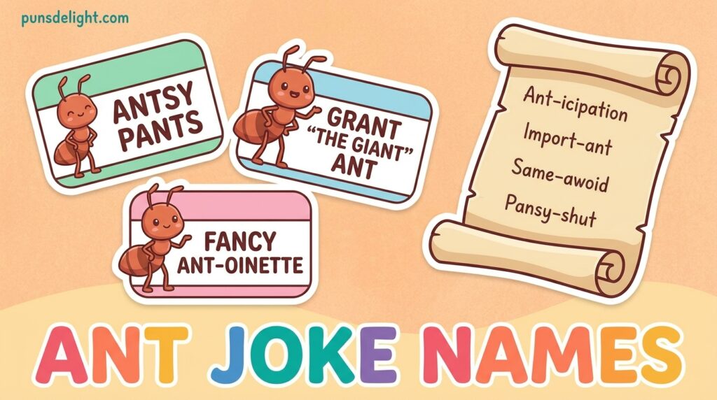 Ant Joke Names