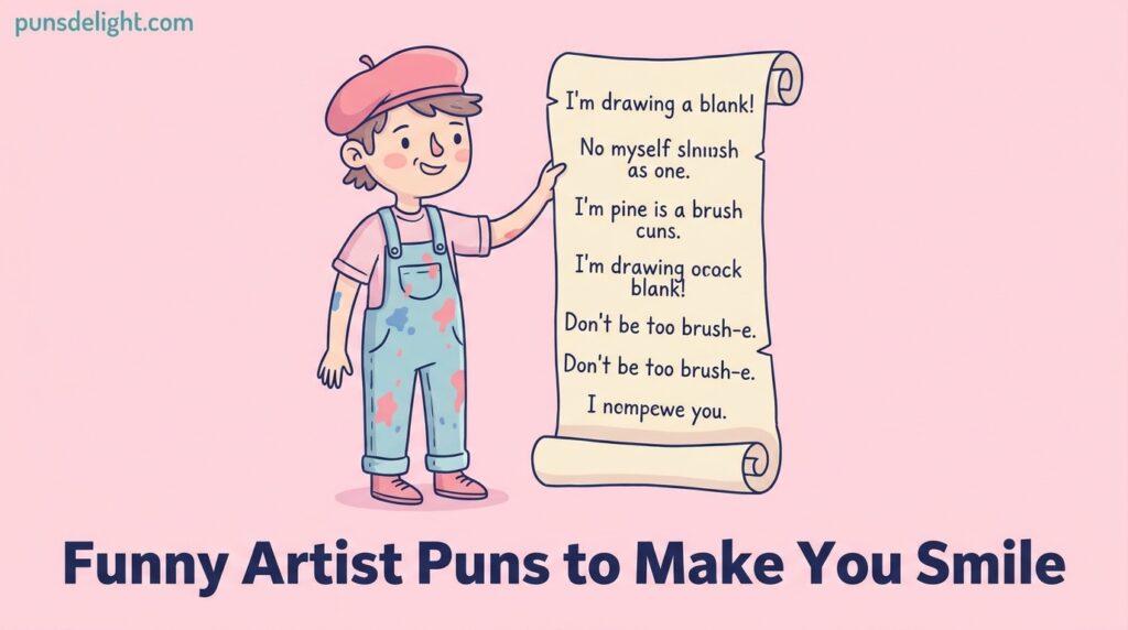 Funny Artist Puns to Make You Smile