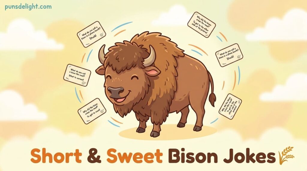Short & Sweet Bison Jokes 🌾
