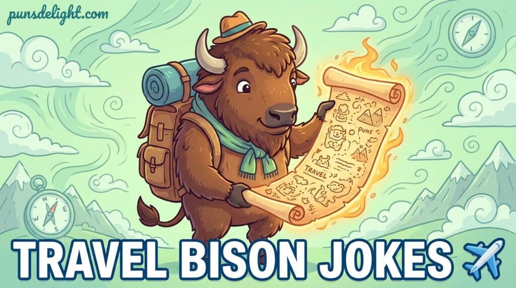 Travel Bison Jokes ✈️