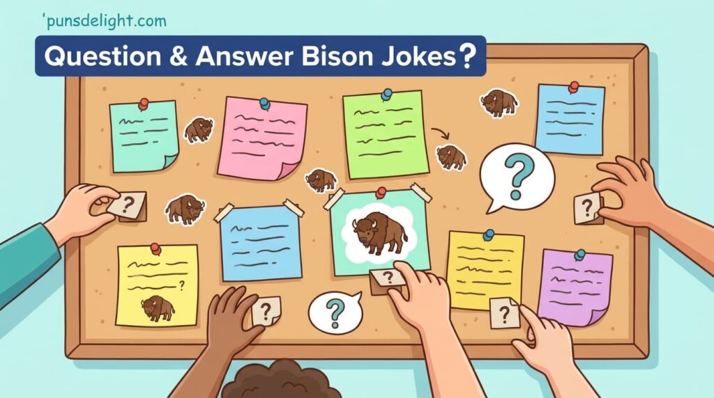 Question & Answer Bison Jokes ❓
