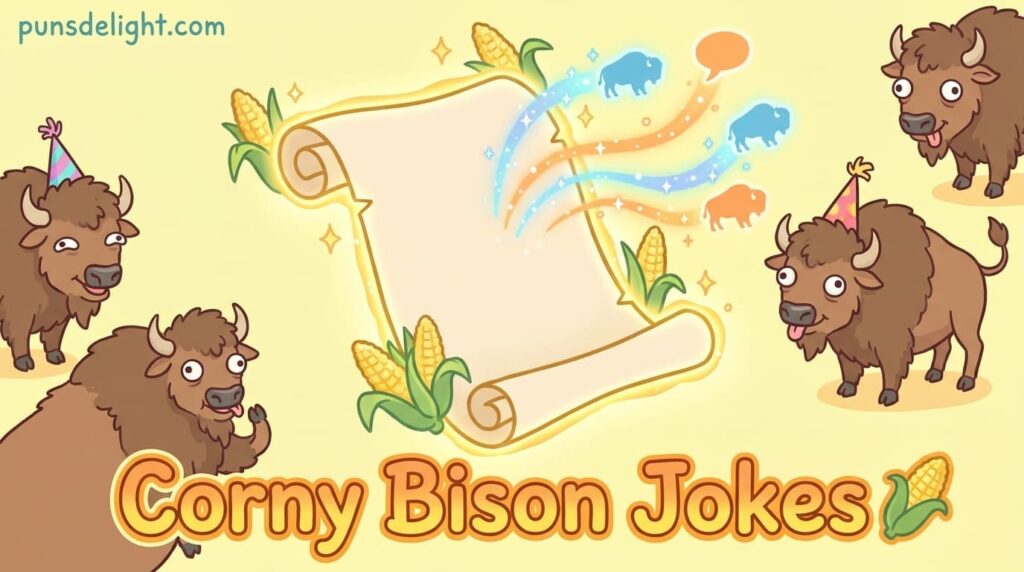 Corny Bison Jokes 🌽