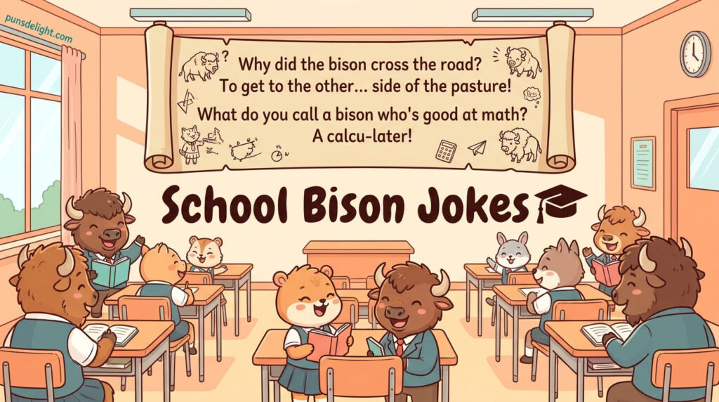 School Bison Jokes 🎓