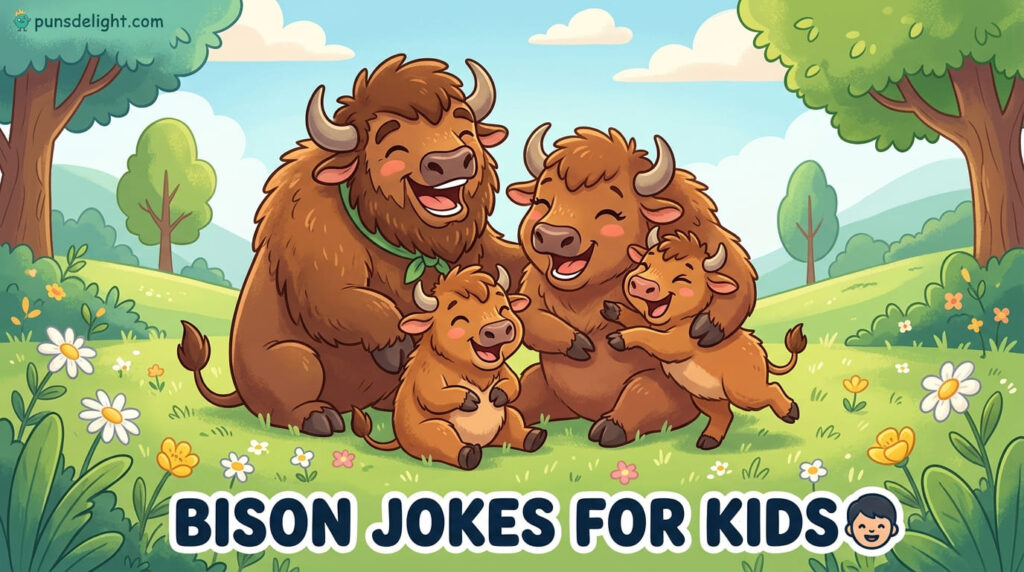 Bison Jokes For Kids 🧒