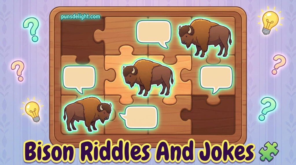 Bison Riddles And Jokes 🧩