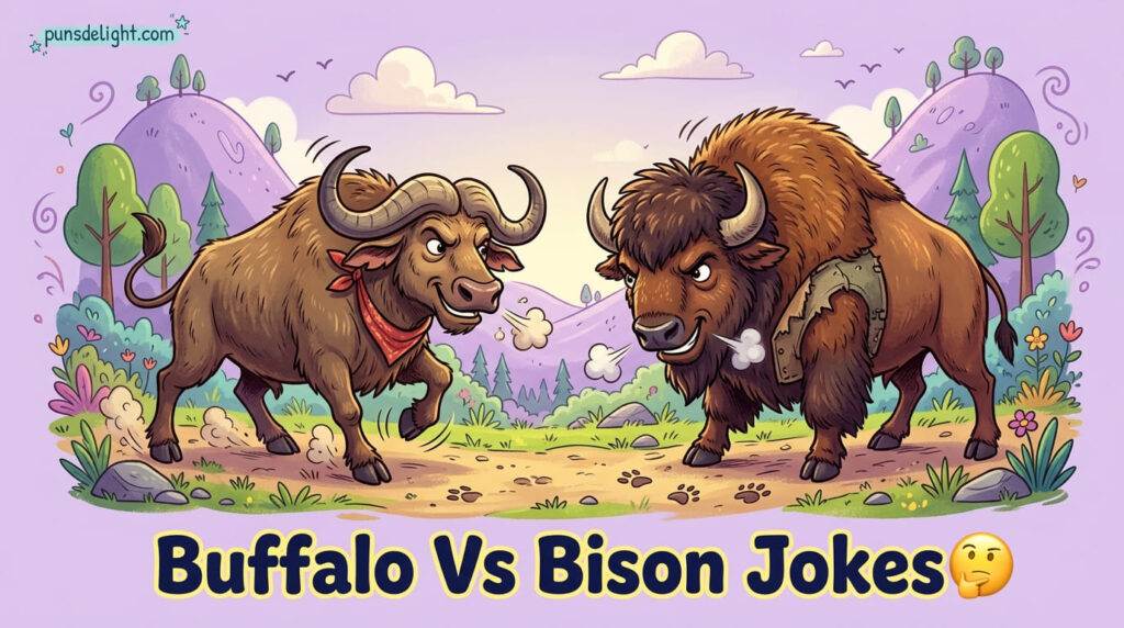 Buffalo Vs Bison Jokes 🤔