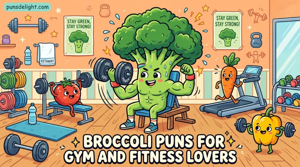 Broccoli Puns for Gym and Fitness Lovers