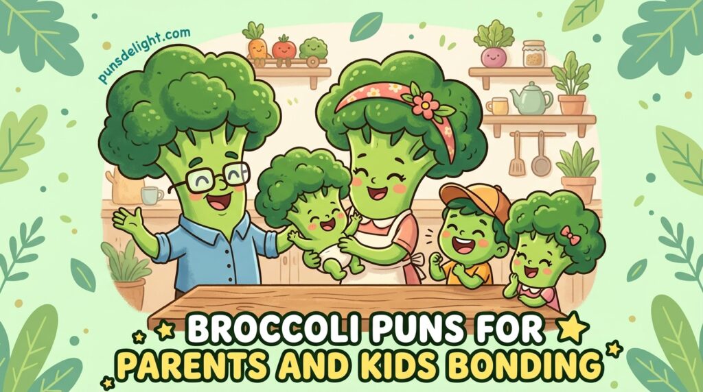 Broccoli Puns for Parents and Kids Bonding