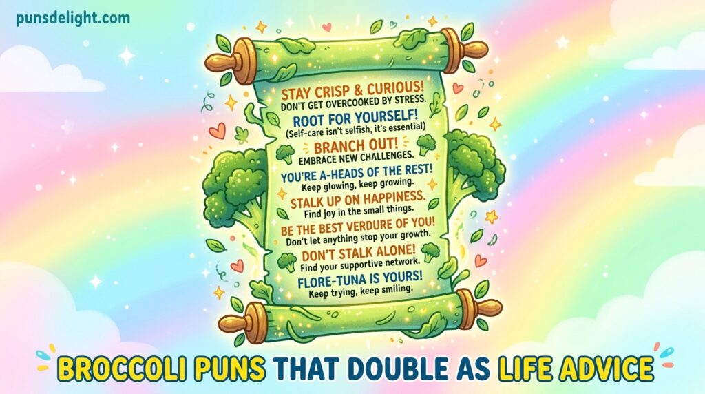 Broccoli Puns That Double as Life Advice