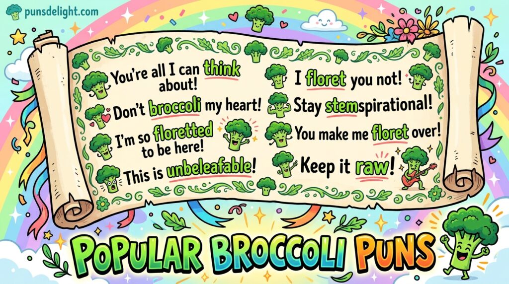 Popular Broccoli Puns