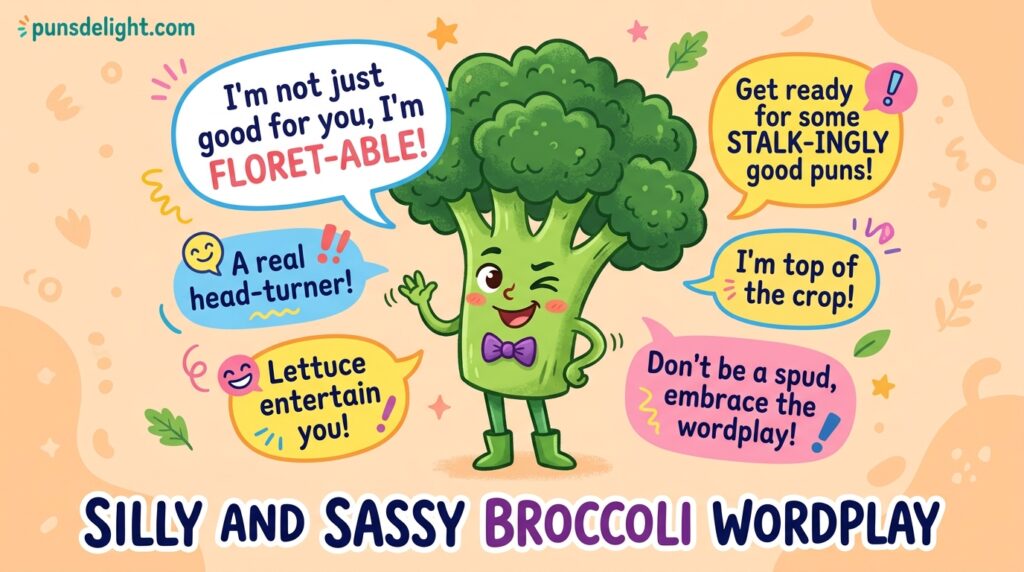 Silly and Sassy Broccoli Wordplay