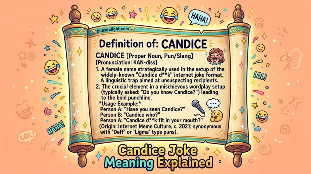 Candice Joke Meaning Explained