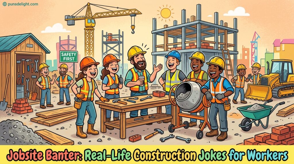 163+ Construction Jokes That Will Build Big Laughs in 2026 😂🔨 17 Jobsite Banter: Real-Life Construction Jokes for Workers