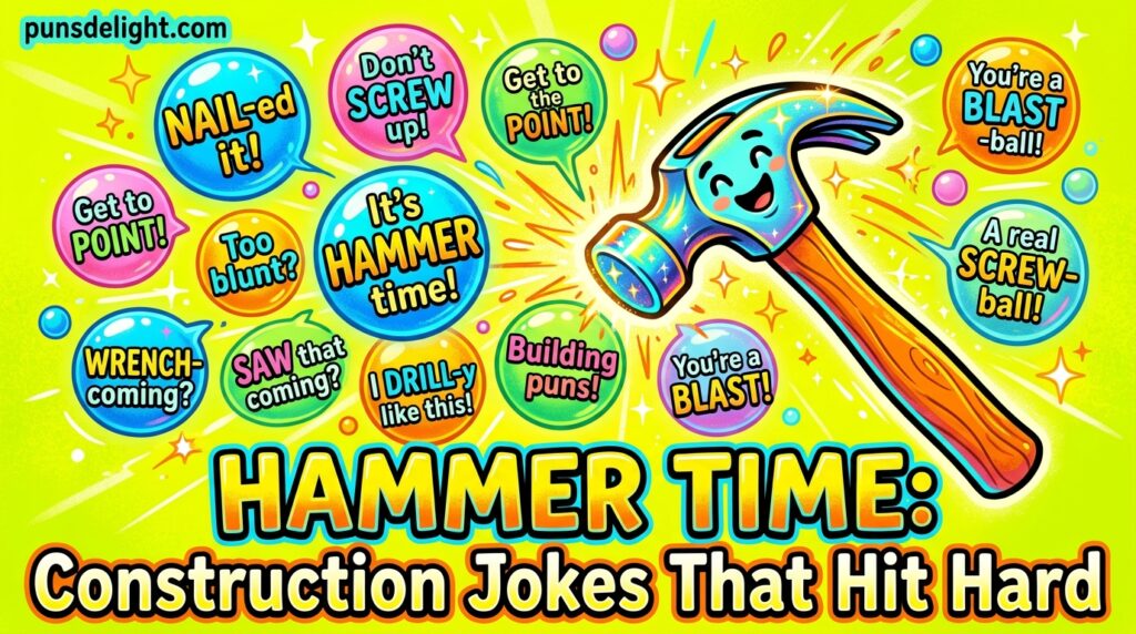 163+ Construction Jokes That Will Build Big Laughs in 2026 😂🔨 3 Hammer Time: Construction Jokes That Hit Hard