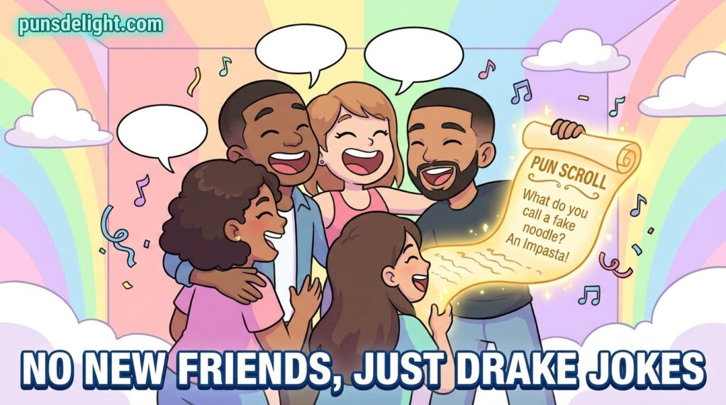 No New Friends, Just Drake Jokes