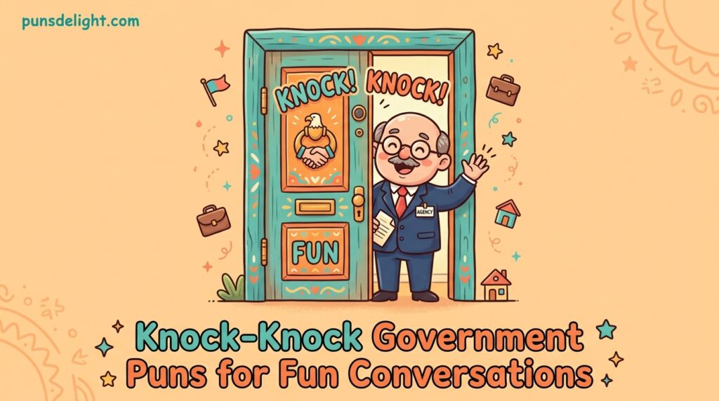 Knock-Knock Government Puns for Fun Conversations
