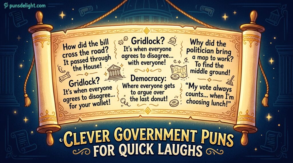 Clever Government Puns for Quick Laughs