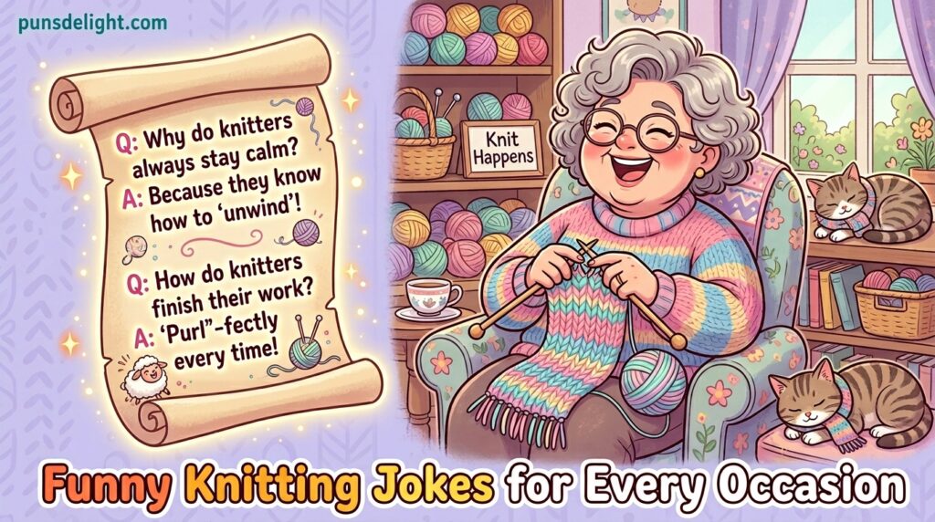 123+ Hilarious Knitting Jokes to Unwind, Laugh, and Get Inspired 18 Funny Knitting Jokes for Every Occasion