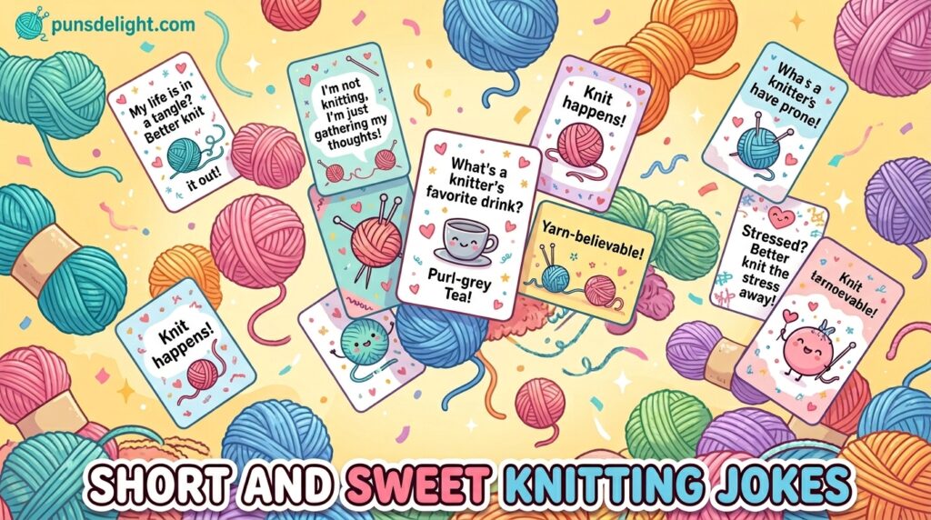 123+ Hilarious Knitting Jokes to Unwind, Laugh, and Get Inspired 15 Short and Sweet Knitting Jokes