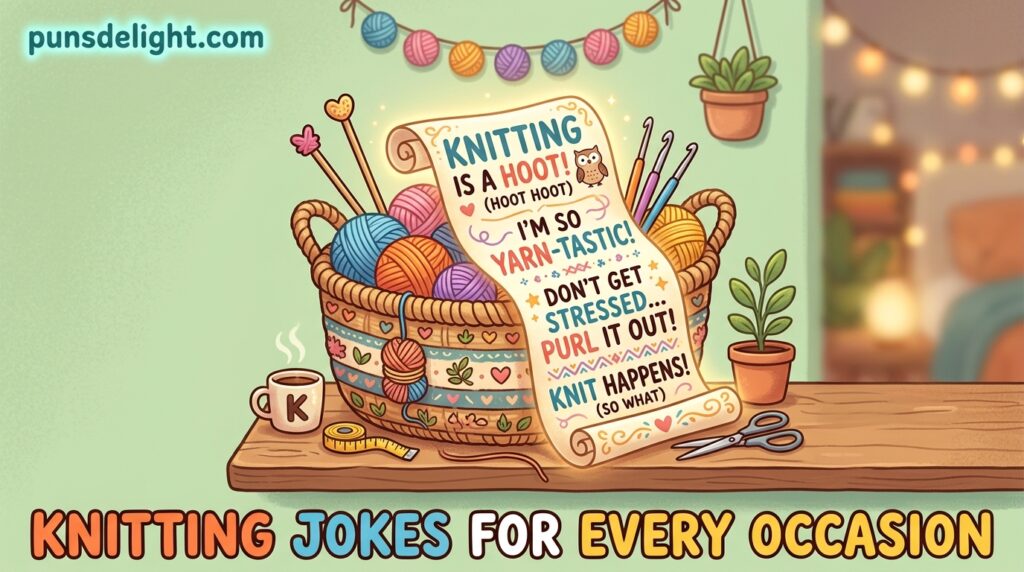 123+ Hilarious Knitting Jokes to Unwind, Laugh, and Get Inspired 16 Knitting Jokes for Every Occasion