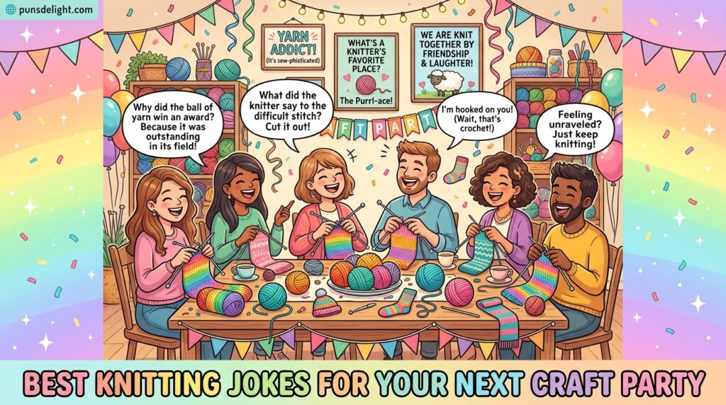 123+ Hilarious Knitting Jokes to Unwind, Laugh, and Get Inspired 17 Best Knitting Jokes for Your Next Craft Party