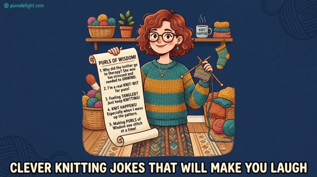 123+ Hilarious Knitting Jokes to Unwind, Laugh, and Get Inspired 5 Clever Knitting Jokes That Will Make You Laugh