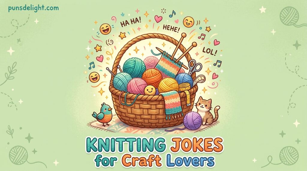 123+ Hilarious Knitting Jokes to Unwind, Laugh, and Get Inspired 6 Knitting Jokes for Craft Lovers