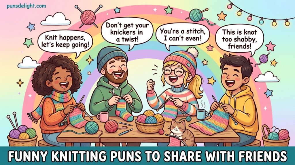 123+ Hilarious Knitting Jokes to Unwind, Laugh, and Get Inspired 9 Funny Knitting Puns to Share with Friends