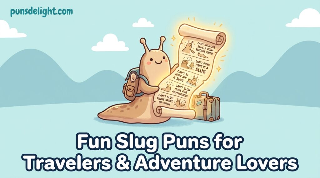 Fun Slug Puns for Travelers & Adventure Lovers