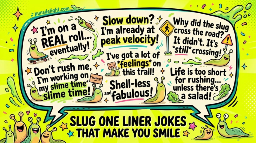 Slug One Liner Jokes That Make You Smile