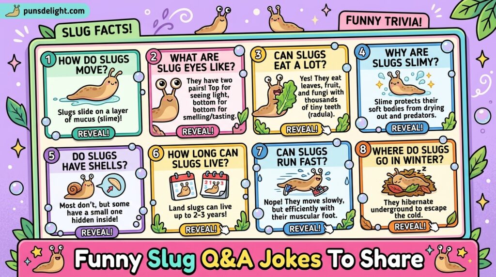 Funny Slug Q&A Jokes To Share