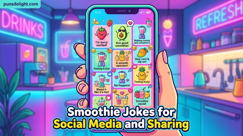 Smoothie Jokes for Social Media and Sharing