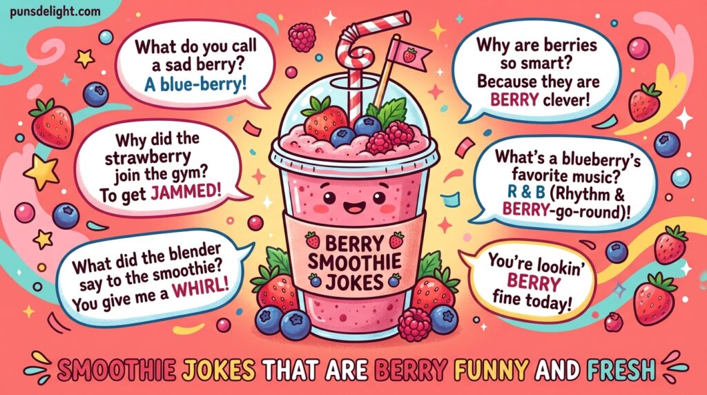 Smoothie Jokes That Are Berry Funny and Fresh