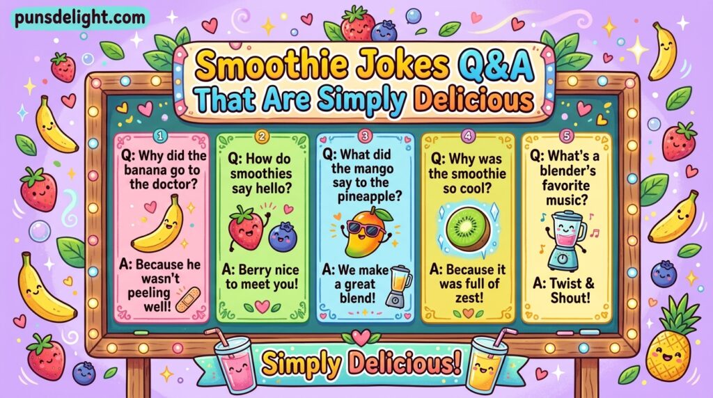 Smoothie Jokes Q&A That Are Simply Delicious