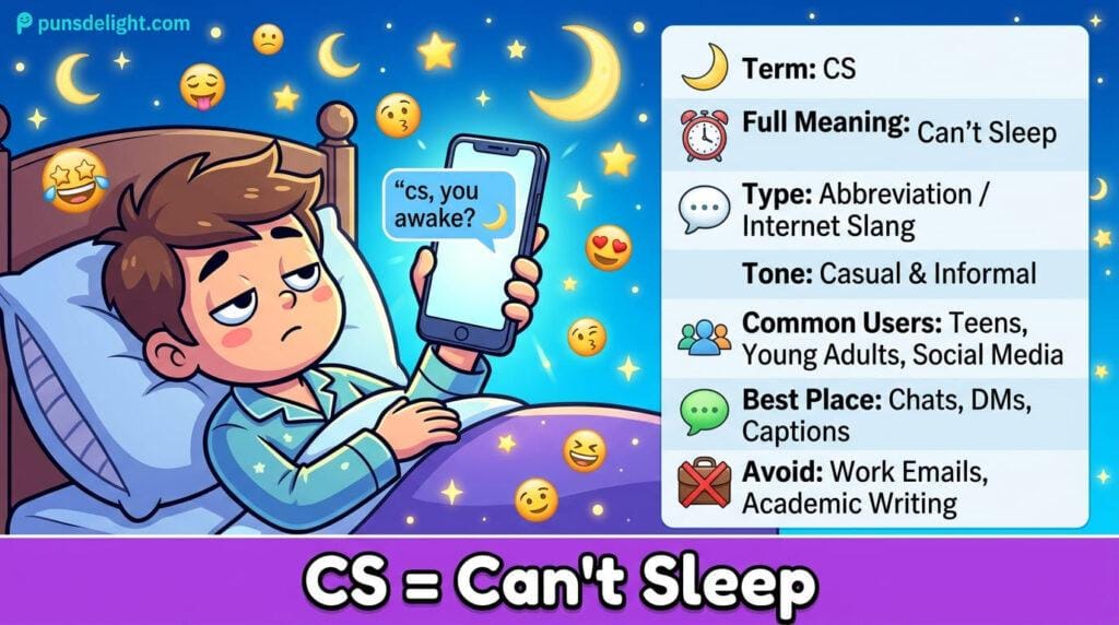 CS Meaning in Text