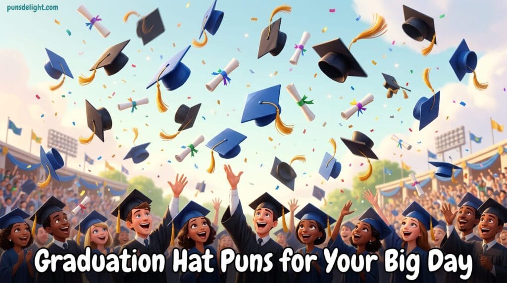 333+ Hilarious Hat Puns That Will Top Off Your Day | Funny and Clever Jokes 12 Graduation Hat Puns for Your Big Day