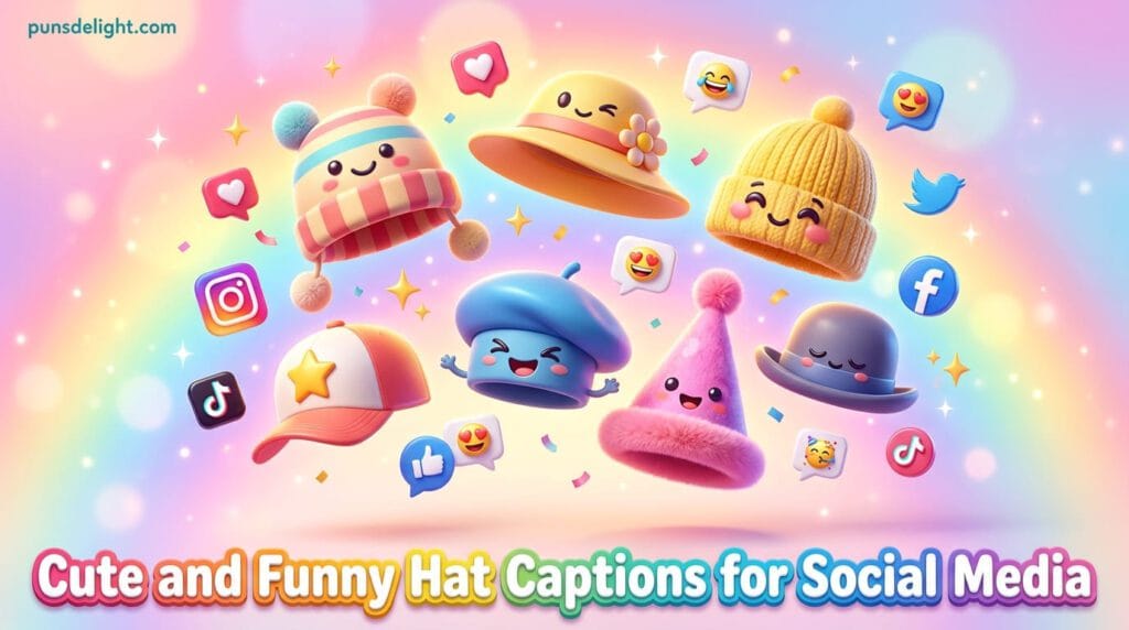 333+ Hilarious Hat Puns That Will Top Off Your Day | Funny and Clever Jokes 14 Cute and Funny Hat Captions for Social Media