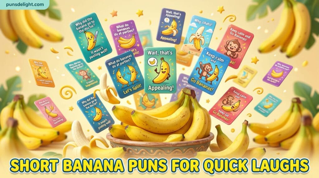 300+ Banana Puns & Jokes (2026): Funny, Cute & Instagram Captions 6 Banana Puns