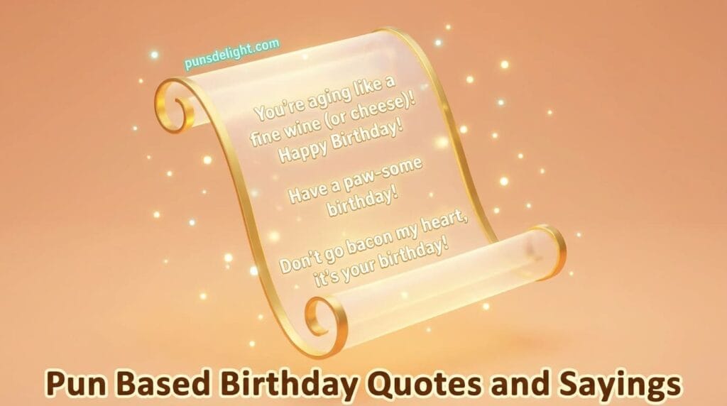 birthday puns