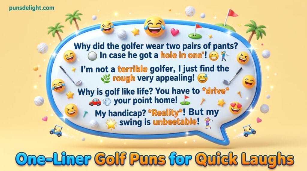 golf puns