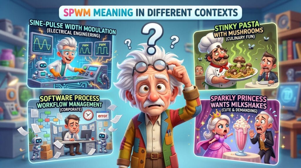 spwm meaning in text