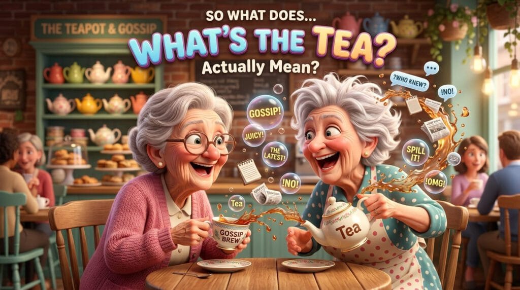 What's the Tea Slang Meaning 2026: Everything You Need to Know About This Viral Expression 5 What's the Tea Slang Meaning 2026